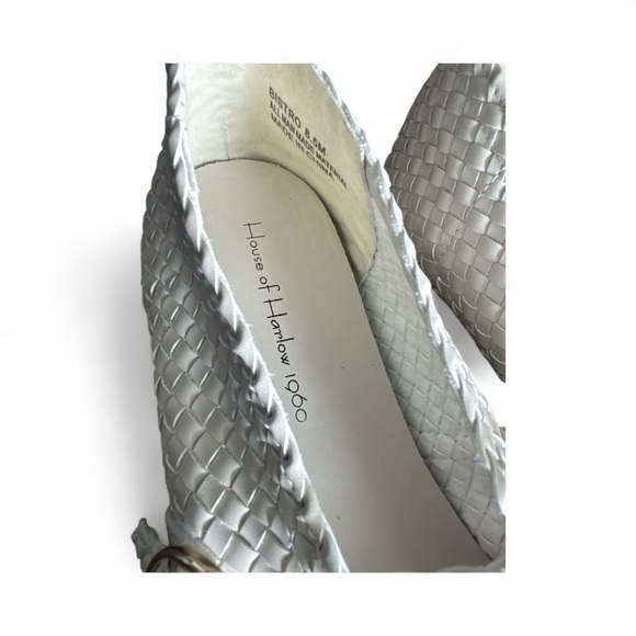 House of Harlow 1960 Bistro Woven Mary Jane Flats in Wheat Size 8.5 - Picture 9 of 9